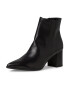 TAMARIS Ankle boots μαύρο - Pepit.gr