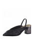 TAMARIS Γόβες slingback μαύρο - Pepit.gr