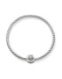 Thomas Sabo Βραχιόλι 'Karma Bead KA0001-001-12' ασημί - Pepit.gr