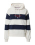 Tommy Jeans Μπλούζα φούτερ ναυτικό μπλε / κρεμεζί / offwhite - Pepit.gr