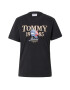 Tommy Jeans Μπλουζάκι μπλε φιμέ / χρυσό / κόκκινο / μαύρο - Pepit.gr