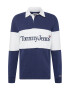 Tommy Jeans Μπλουζάκι 'RUGBY' ναυτικό μπλε / λευκό - Pepit.gr