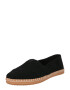 TOMS Παντοφλέ 'ALPARGATA LEATHER WRAP' μαύρο - Pepit.gr