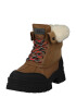 UGG Μποτάκι με κορδόνια 'Ashton Addie' καφέ / μαύρο / λευκό μαλλιού - Pepit.gr