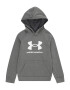 UNDER ARMOUR Αθλητική μπλούζα φούτερ 'Rival' σκούρο γκρι / λευκό - Pepit.gr