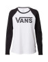 VANS Μπλουζάκι 'WM FLYING V LS RAGLAN' μαύρο / λευκό - Pepit.gr