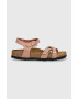 Birkenstock Δερμάτινα σανδάλια Kumba SFB χρώμα: ροζ 1024263 - Pepit.gr