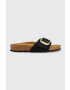 Birkenstock Δερμάτινες παντόφλες Madrid Big Buckle - Pepit.gr