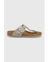 Birkenstock Δερμάτινες σαγιονάρες Gizeh Gizeh Big Buckle - Pepit.gr