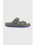 Birkenstock Παιδικές παντόφλες Arizona Kids BF χρώμα: γκρι - Pepit.gr