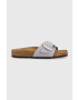 Birkenstock Παντόφλες σουέτ Madrid Big Buckle - Pepit.gr