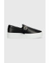 Calvin Klein Δερμάτινα ελαφριά παπούτσια FLATFORM CUP SLIP ON - Pepit.gr