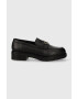 Calvin Klein Δερμάτινα μοκασίνια RUBBER SOLE LOAFER W/HW - Pepit.gr