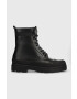 Calvin Klein Δερμάτινα παπούτσια LACE UP BOOT HIGH - Pepit.gr