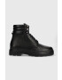 Calvin Klein Δερμάτινες μπότες πεζοπορίας Combat Boot Pb Lth - Pepit.gr