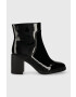 Calvin Klein Jeans Μποτάκια MID BLOCK HEEL BOOT NAPLAK WN - Pepit.gr