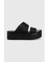 Calvin Klein Jeans Παντόφλες FLATFORM SANDAL WEBBING - Pepit.gr