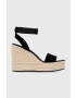 Calvin Klein Jeans Σανδάλια σουέτ WEDGE SANDAL SU CON - Pepit.gr