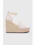 Calvin Klein Jeans Σανδάλια WEDGE SANDAL WIDE SU CON - Pepit.gr