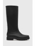 Calvin Klein Ουέλλινγκτον Rain Boot Knee χρώμα: μαύρο - Pepit.gr