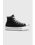 Converse Πάνινα παπούτσια Chuck Taylor All Star Eva Lift χρώμα: μαύρο - Pepit.gr