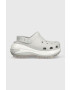 Crocs Παντόφλες Classic Mega Crush Clog χρώμα: γκρι 207988 - Pepit.gr