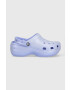 Crocs Παντόφλες Classic Platform Glitter Clog - Pepit.gr