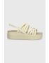 Crocs Σανδάλια Brooklyn Strappy Low Wedge - Pepit.gr