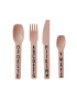 Design Letters Ένα σετ παιδικά μαχαιροπίρουνα Kids cutlery 4-pack - Pepit.gr