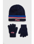 Fila Παιδικός σκούφος και γάντια BEREA Set beanies & Gloves - Pepit.gr