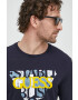 Guess Longsleeve χρώμα: ναυτικό μπλε - Pepit.gr