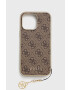 Guess Θήκη κινητού Iphone 14 Pro Max 67" χρώμα: καφέ - Pepit.gr