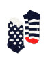 Happy Socks Κάλτσες Big Dot Stripe Low (2-PACK) - Pepit.gr