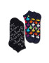 Happy Socks Κάλτσες Thumbs Up Low Sock 2-pack χρώμα: μαύρο - Pepit.gr