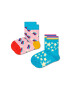 Happy Socks Παιδικές κάλτσες 2-pack - Pepit.gr