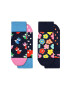 Happy Socks Παιδικές κάλτσες Antislip Fox & Flower 2-pack - Pepit.gr