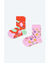 Happy Socks Παιδικές κάλτσες Cotton Candy 2-pack - Pepit.gr