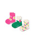 Happy Socks Παιδικές κάλτσες Kids Smiley Daisy 3-pack - Pepit.gr