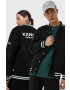 Kangol Μπουφάν bomber χρώμα: μαύρο - Pepit.gr