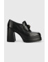 Kurt Geiger London Δερμάτινα γοβάκια Stomp Heeled Loafer - Pepit.gr