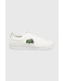 Lacoste Αθλητικά x Bridgerton Carnaby Piquee χρώμα: άσπρο 45SFA0095 - Pepit.gr