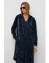 Rains Αδιάβροχο μπουφάν 18550 String Parka χρώμα: ναυτικό μπλε - Pepit.gr