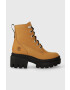 Timberland Δερμάτινα workers Everleigh Boot 6in LaceUp - Pepit.gr