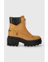 Timberland Δερμάτινες μπότες Everleigh Boot Front Zip - Pepit.gr