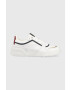 Tommy Hilfiger Δερμάτινα αθλητικά παπούτσια LOW TH BASKET SNEAKER - Pepit.gr