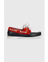 Tommy Hilfiger Δερμάτινα μοκασίνια TH BOAT SHOE RWB χρώμα: κόκκινο FW0FW07169 - Pepit.gr