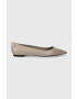 Tommy Hilfiger Δερμάτινες μπαλαρίνες ESSENTIAL POINTED BALLERINA - Pepit.gr