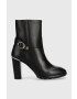 Tommy Hilfiger Δερμάτινες μπότες Belt High Heel Boot - Pepit.gr