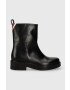 Tommy Hilfiger Δερμάτινες μπότες COOL ELEVATED ANKLE BOOTIE - Pepit.gr