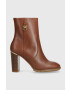 Tommy Hilfiger Δερμάτινες μπότες FEMININE TH HARDWARE BOOTIE - Pepit.gr